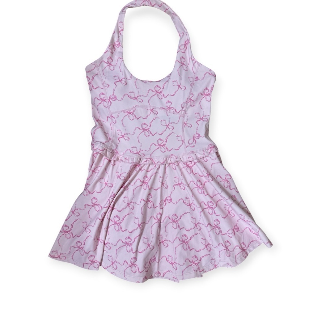Love Shack Fancy Tierney Dress Posey Pink Bow Size Small NWT - Picture 2 of 9